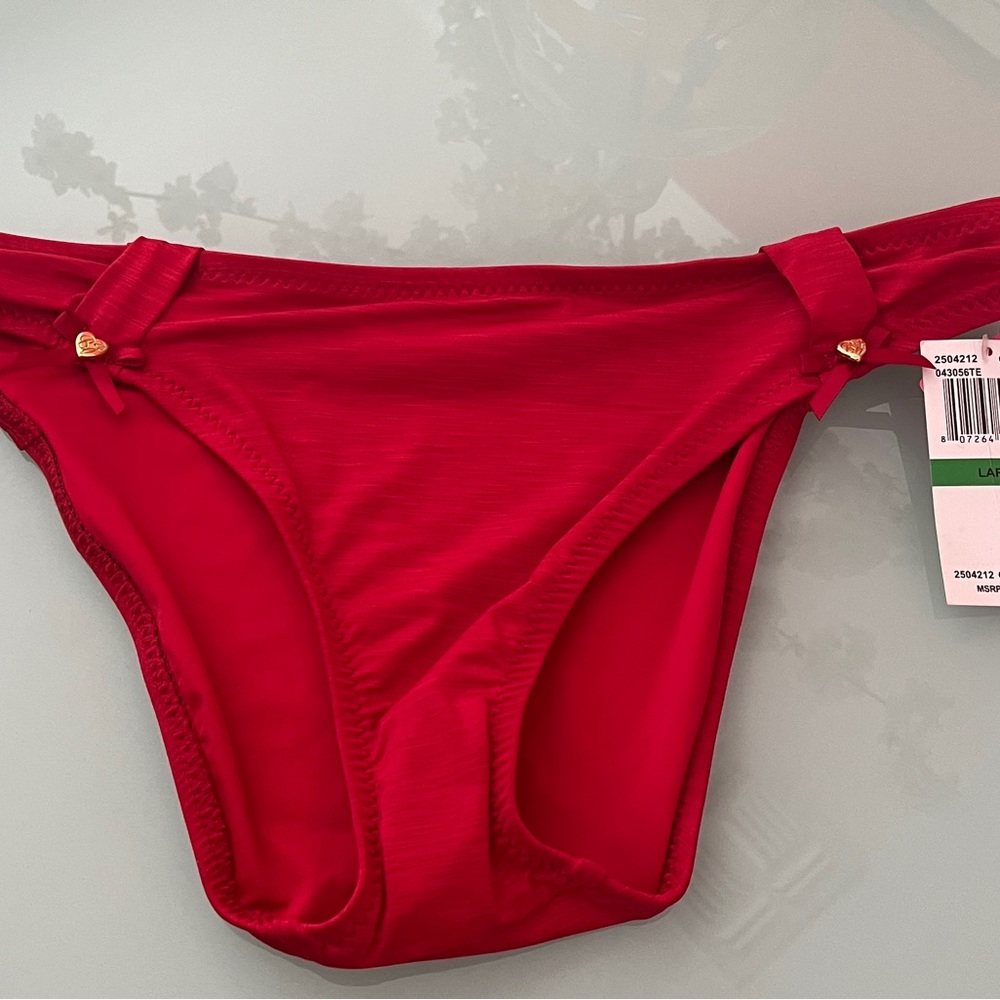 BETSEY JOHNSON BIKINI BOTTOMS L NWT